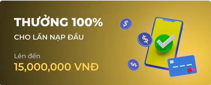 Hình ảnh quảng cáo Thưởng 100%